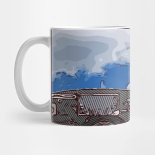 Avaition Pilot Helicopter Airplane Cockpit Panel Mug